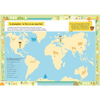 Cahier Cartes Comment lire et dessiner le monde - Fous de geo