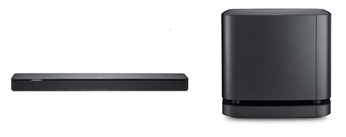Barre de son Bose SoundBar 500 + Module de basses Noir