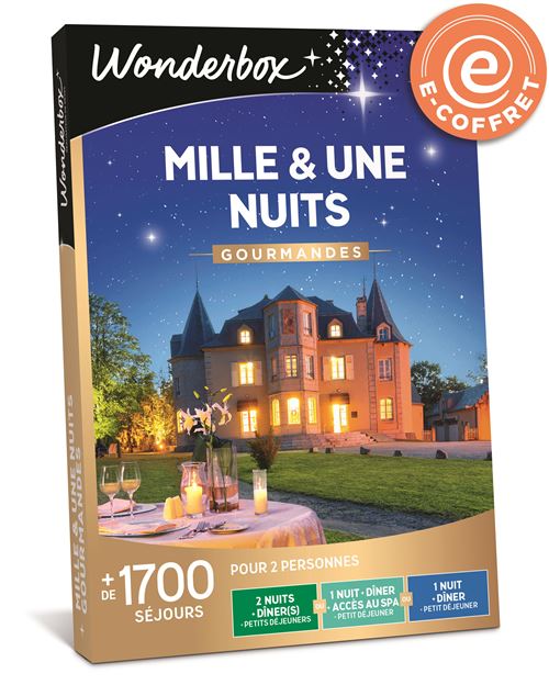 E-coffret Wonderbox Mille et une Nuits Gourmandes