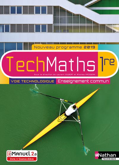 TechMaths 1ère - Voie technologique - Enseignement commun - Livre + licence élève 2019 - Claire Cornet - Livre CD-ROM