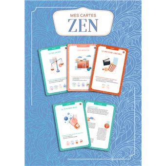 Mes cartes Zen - 60 cartes d'exercices pour cultiver la sérénité dans votre quotidien - Coffret
