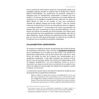 Diagnostics différentiels des psychoses endogènes, des troubles de la personnalité et des névroses