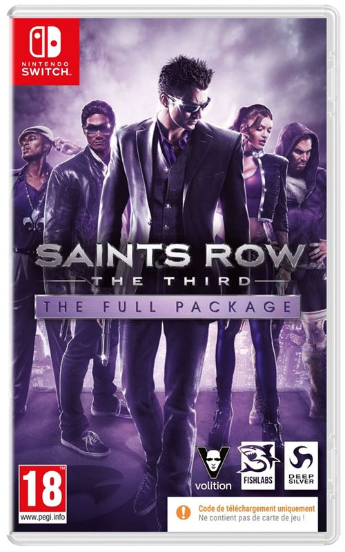 Saints Row : The Third Le Gros Paquet Edition Complete Code in a box Nintendo Switch