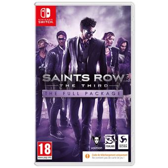 Saints Row : The Third Le Gros Paquet Edition Complete Code in a box Nintendo Switch