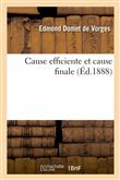 Cause efficiente et cause finale