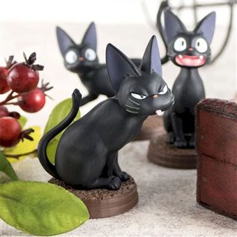 Assortiment de 6 figurines Kiki la petite Sorcière Ghibli Jiji