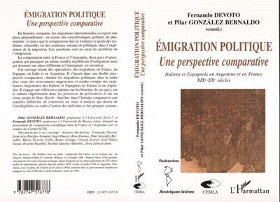 L'émigration politique