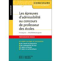 Les épreuves d'admissibilité au CRPE