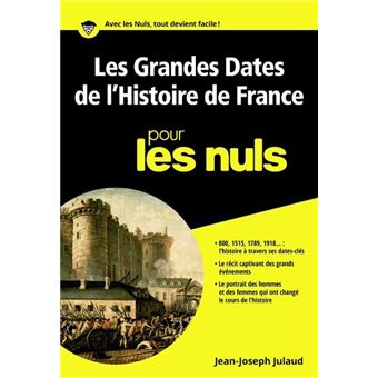 Pour les nulsLes Grandes Dates de l'Histoire de France Poche Pour les Nuls