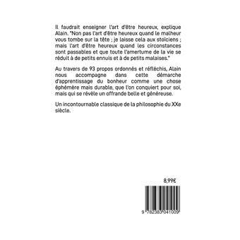 Propos sur le bonheur