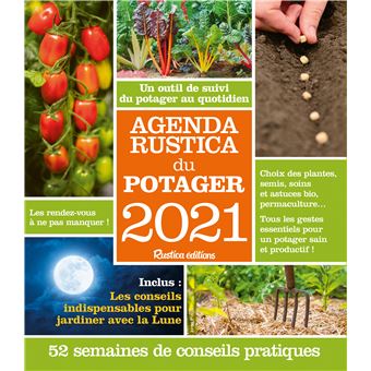 Agenda Rustica Du Potager 2021 Broche Robert Elger Achat Livre Fnac rustica calendrier 2021