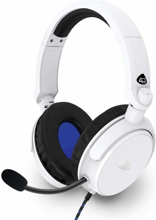 4GAMERS - PRO 4-50S PS4 STEREO GAMING HEADSET WHITE