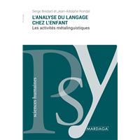 L'analyse du langage chez l'enfant