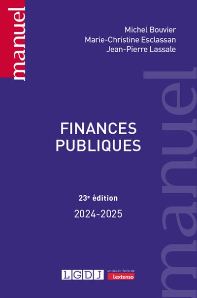 Finances publiques - Michel Bouvier - broché
