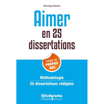 Aimer en 25 dissertations Thème de Prépas HEC