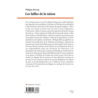 Les failles de la raison