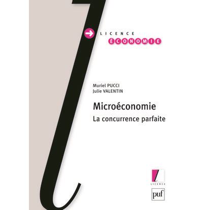 Microéconomie. La concurrence parfaite