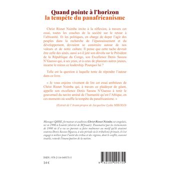 Quand pointe à l'horizon la tempête du panafricanisme