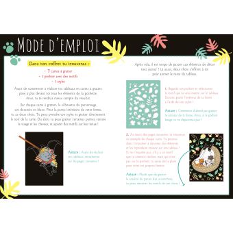 DISNEY - Pochette Les Ateliers - Mes cartes à gratter - Animaux