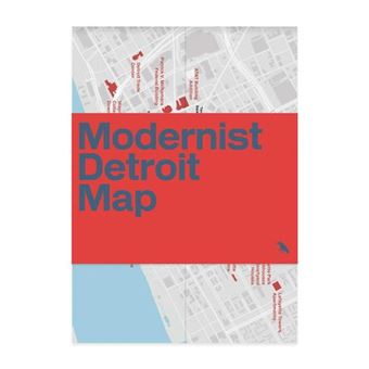 Modernist Detroit Map