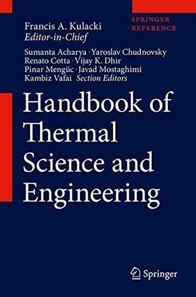 Handbook Of Thermal Science And Engineering - Relié - Collectif - Achat ...