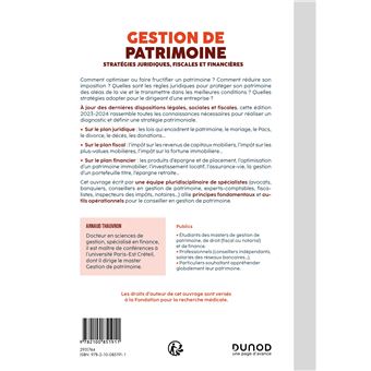 Gestion de patrimoine - 2023-2024