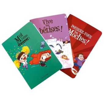 Lot de 3 cahiers Mortelle Adèle