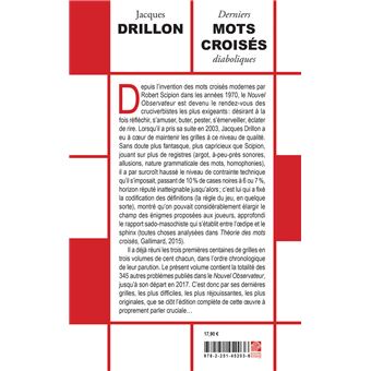 Derniers mots croisés diaboliques