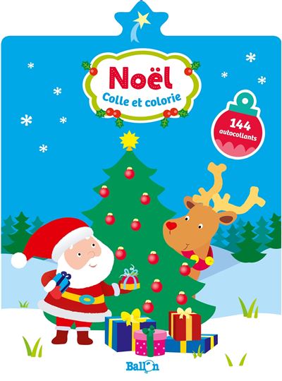 Colle et colorie Noël