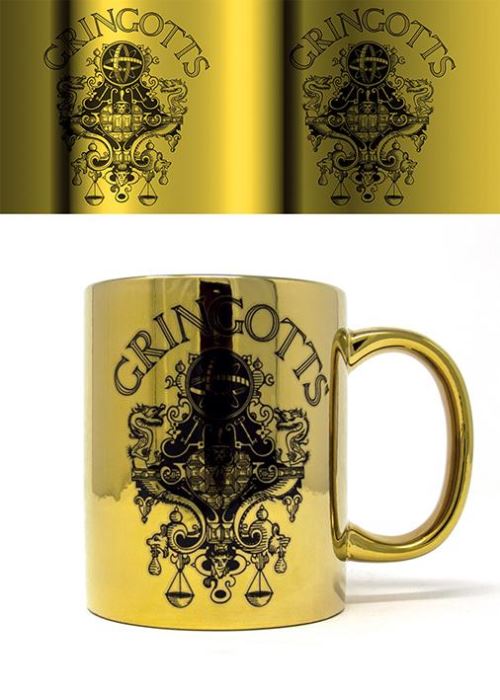 HARRY POTTER-METTALIC MUG 315 ML-GRINGOTTS