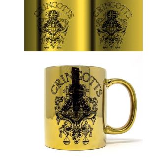 Mug metallique Harry Potter Gringotts 315 ml