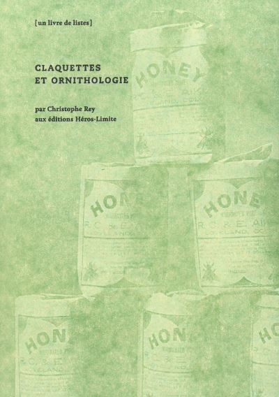 Claquettes et ornithologie - Christophe Rey - broché