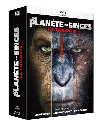 La Planète des Singes Coffret de La Trilogie SteelBook® Blu-ray