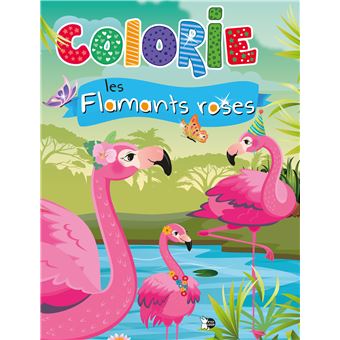 Colorie les Flamants Roses