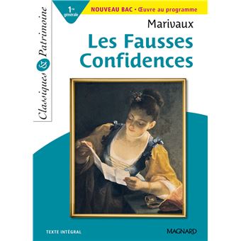 Les Fausses Confidences - Bac Français 1re 2022 - Classiques et Patrimoine