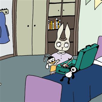 Petite Lapinette part en vacances