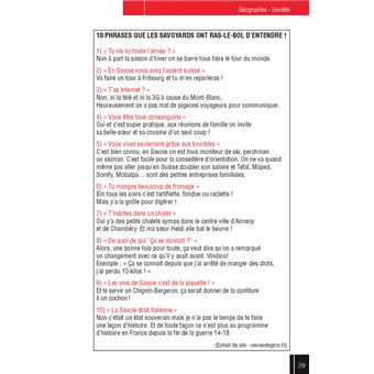 Savoie Les questions qui dérangent