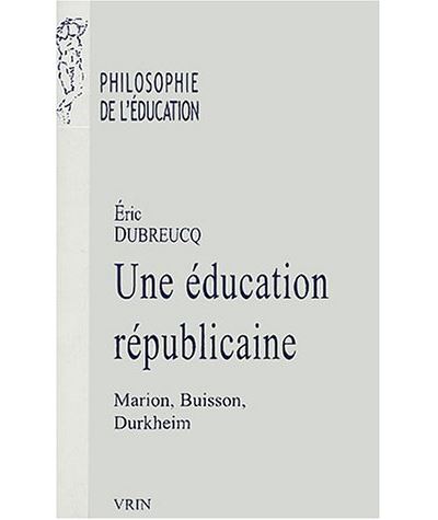 Une éducation républicaine