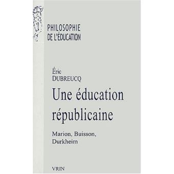 Une éducation républicaine