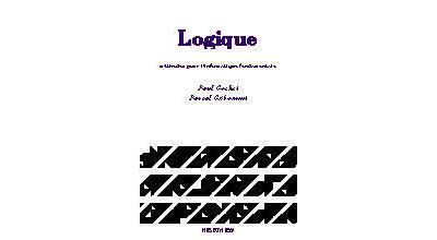 Logique meth.pr informatique fondamentale