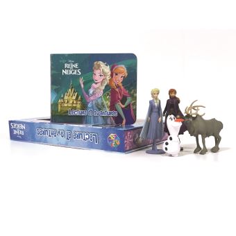 Frozen - La reine des neige - Avec 4 figurines - DISNEY Reine des