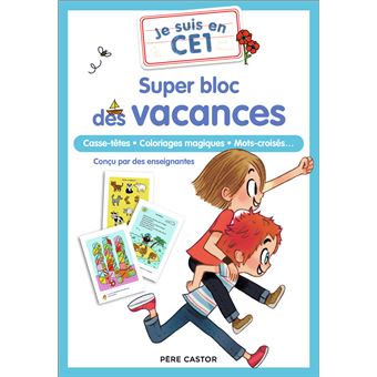 Je suis en CE1 - Super bloc des vacances