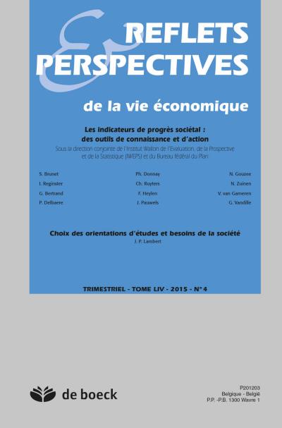 Reflets et perspectives de la vie economique,2015-04