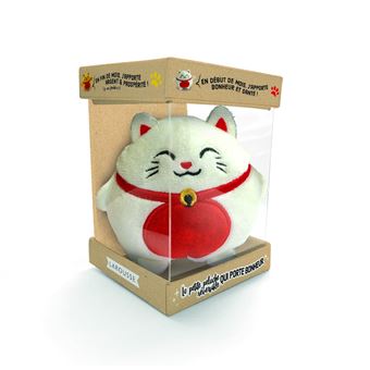 Peluche réversible chat de la fortune
