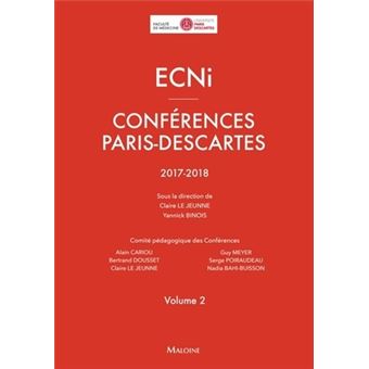 ECNI conférences Paris-Descartes 2017-2018