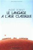 Le Langage à l'âge classique