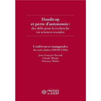 Handicap et perte d'autonomie, des défis pour la recherche - 1