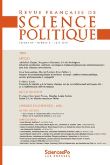 Revue française de science politique 69-3, juin 2019 - Varia
