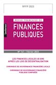 Revue française de finances publiques n°161/2023