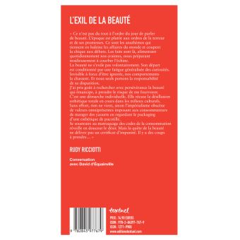 L'exil de la beauté